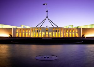 canberra parlamentshuset 300x214 - CANBERRA - NOV 08: this is Australia's landmark parliament house